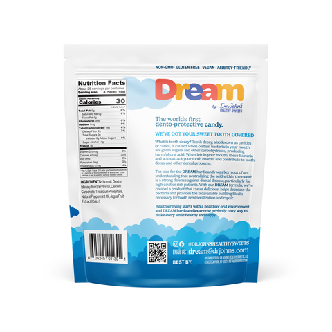 DREAM Peppermint Hard candy bag back