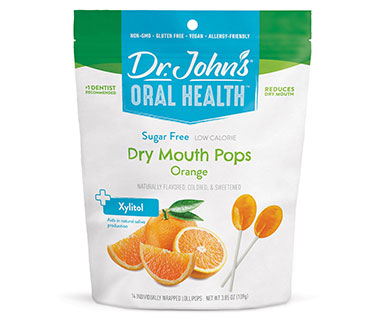 Orange Dry Mouth Pops